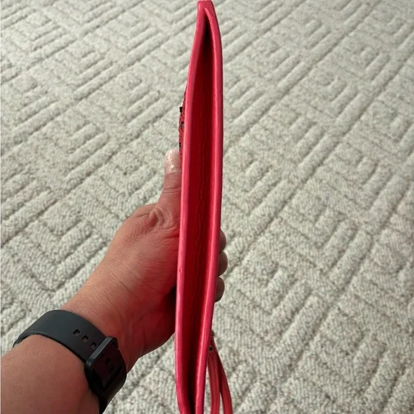 Kate Spade On Purpose Strawberry Mini Leather Wristlet -UVRU0191 - Picture 8 of 11